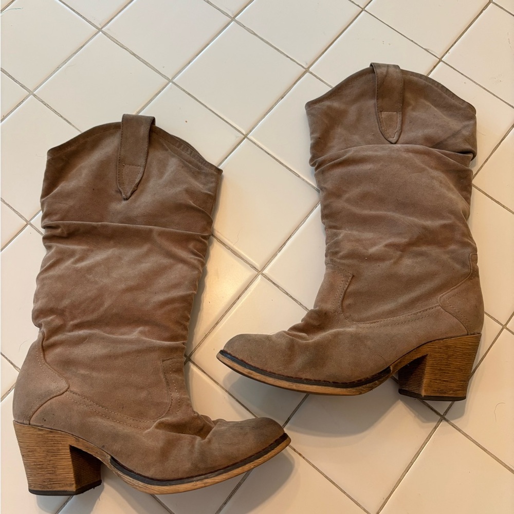 Women heel boots cowboy travel party sexy country boho shoes winter casual work